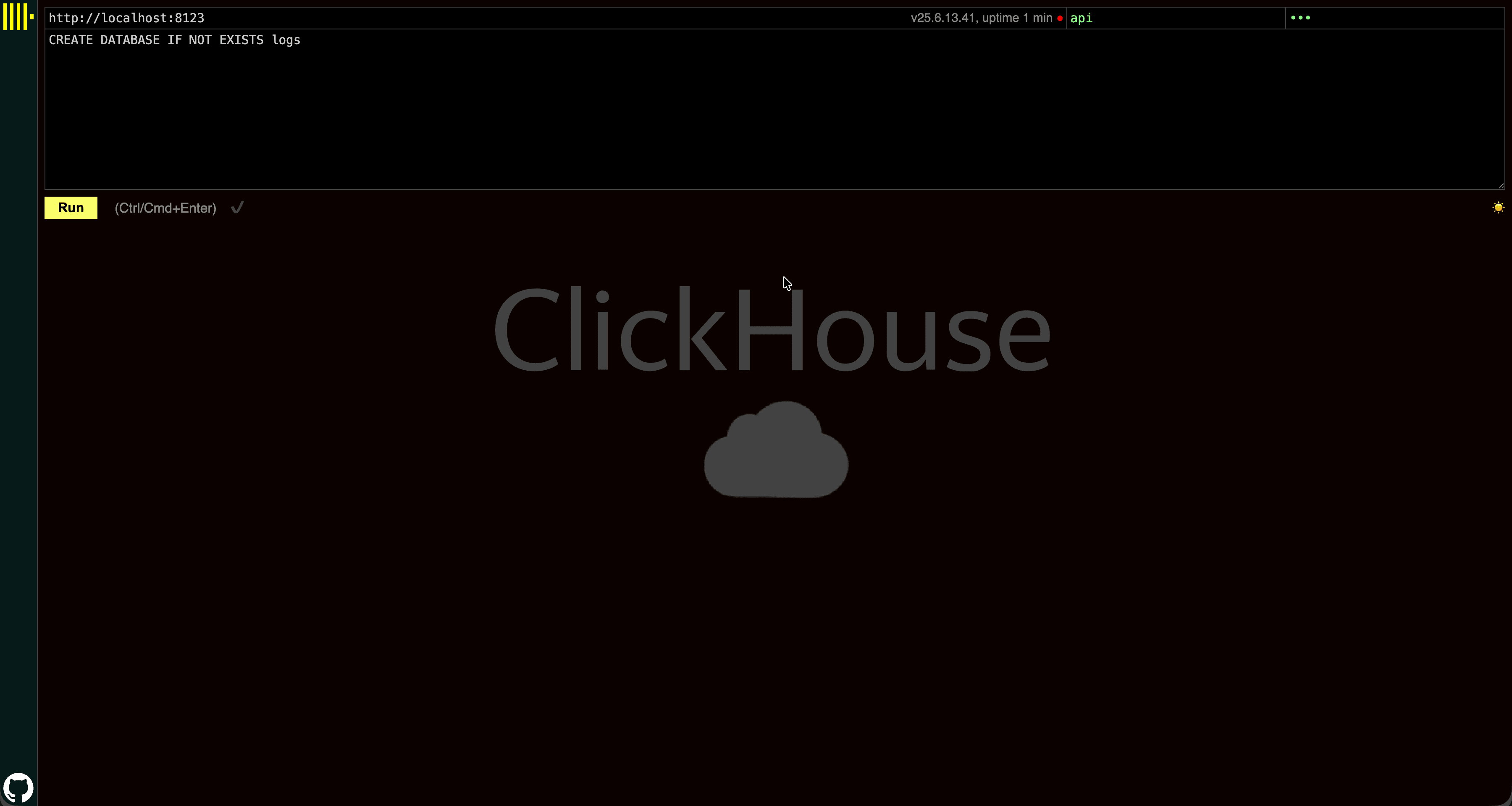 UI Play de ClickStack