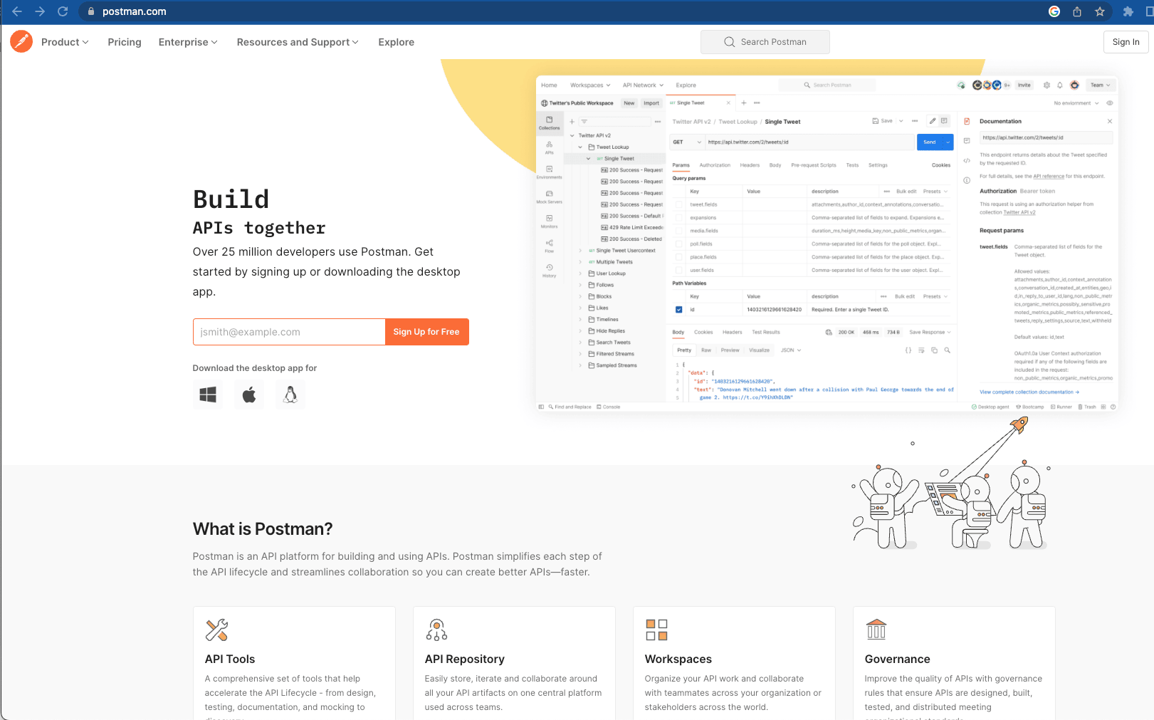 Site Postman