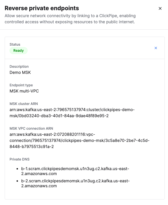 Configuración de ClickHouse Cloud