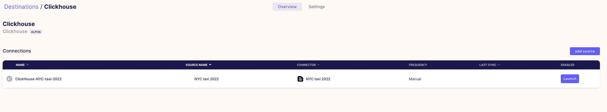 Sincroniza ahora con Airbyte