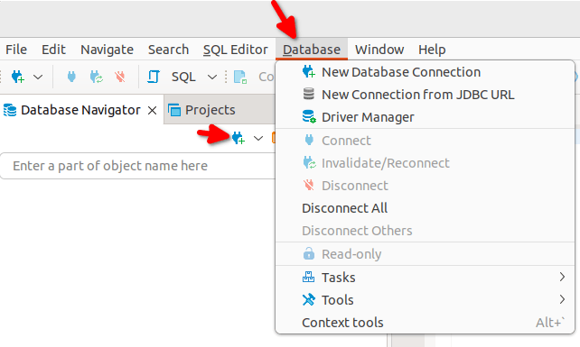 Añadir una nueva base de datos