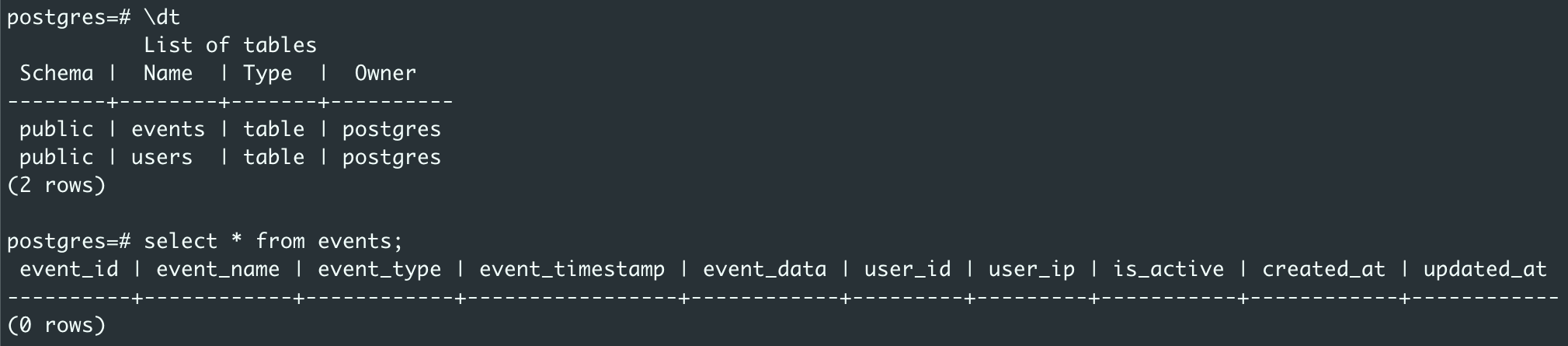 Configuración inicial del destino ClickHouse Managed Postgres