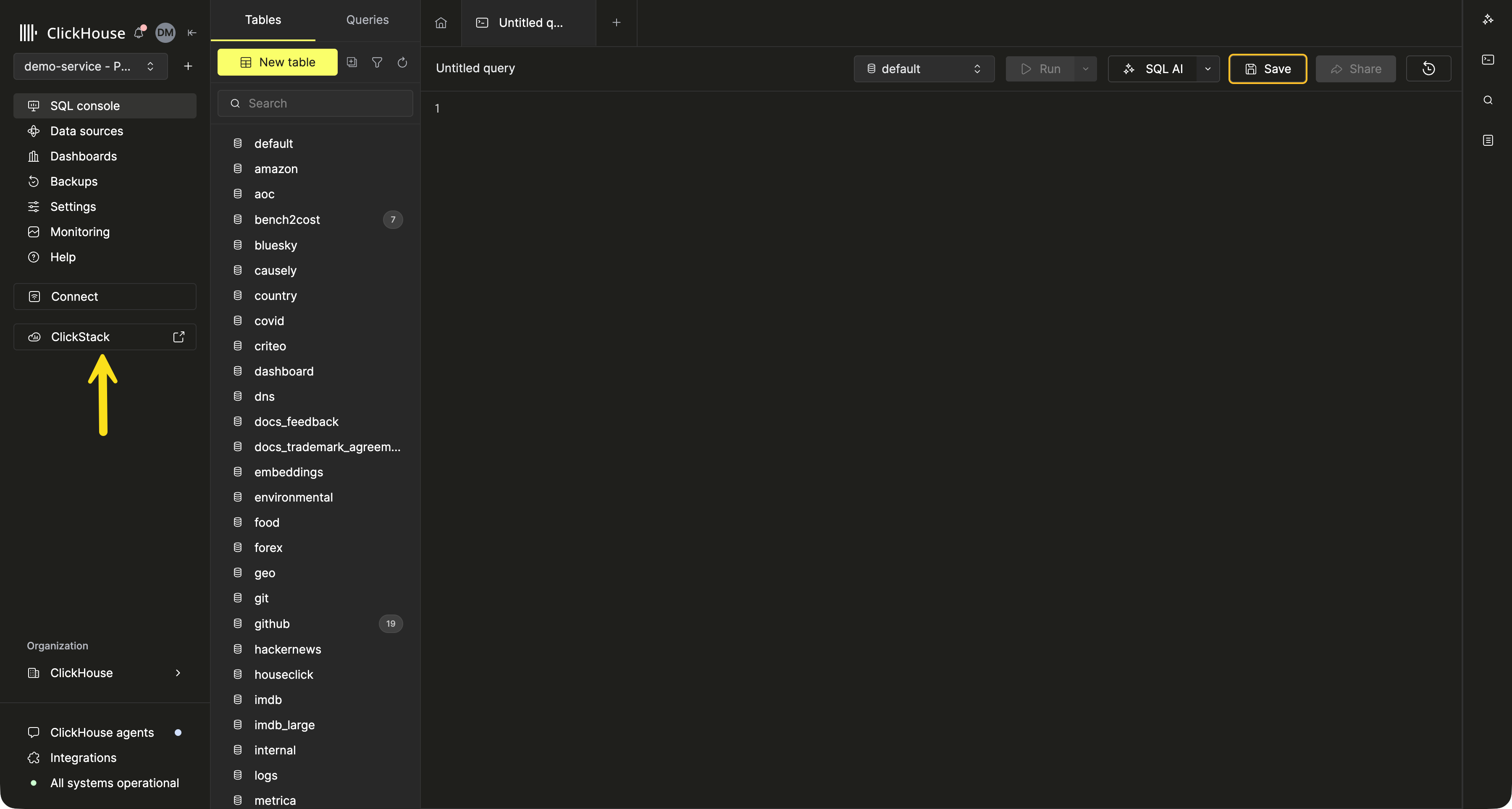 Managed ClickStack en ClickHouse Cloud